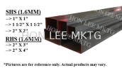 SQUARE HOLLOW COLD ROLLED / MILD STEEL SECTION (SHS) [1.6MM X 1 1/2" X 1 1/2"]  1.6MM+/- SHS STEEL HOLLOW / ANGLE / FLAT BAR / PIPE