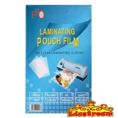 PRO LAMINATING POUCH FILM 100'S CLEAR LAMINATING SLEEVES