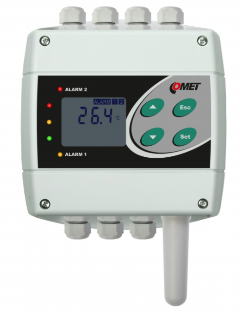 comet h0430 temperature transmitter and regulator with rs485 output