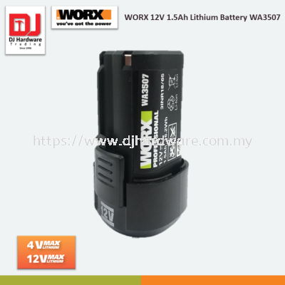 WORX 12V 1.5Ah Lithium Battery WA3507