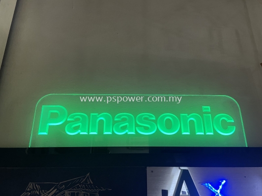 Acrylic Reverse Engraved Signage with LED