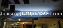 altosenso hair nail salon shop 3d led frontlit lettering signage signboard at klang kuala lumpur shah alam puchong kepong subang jaya kota kemuning damansara  3D BOX UP LETTERING SIGNBOARD