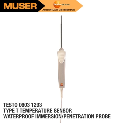 Testo 0603 1293 Waterproof Standard Immersion/Penetration Probe (TC Type T)