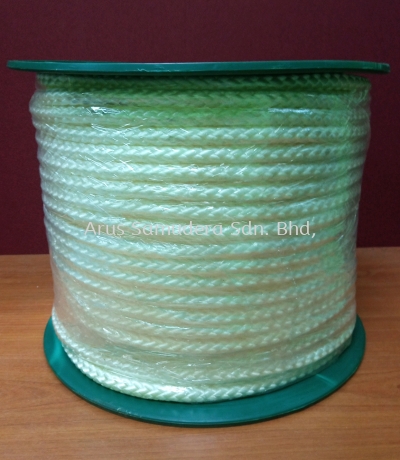 Polymide Rope 16 Plait Braided White 10 mm 100M