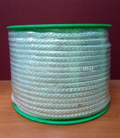 Polyester Rope White 16 Plait Braided 966 10 mm 100M