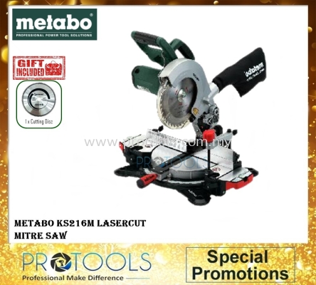 METABO KS216M LASERCUT MITRE SAW