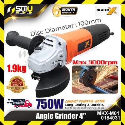 MARK X MKX-M01-0184031 / MKX-4031 4" Angle Grinder 750W 11000rpm