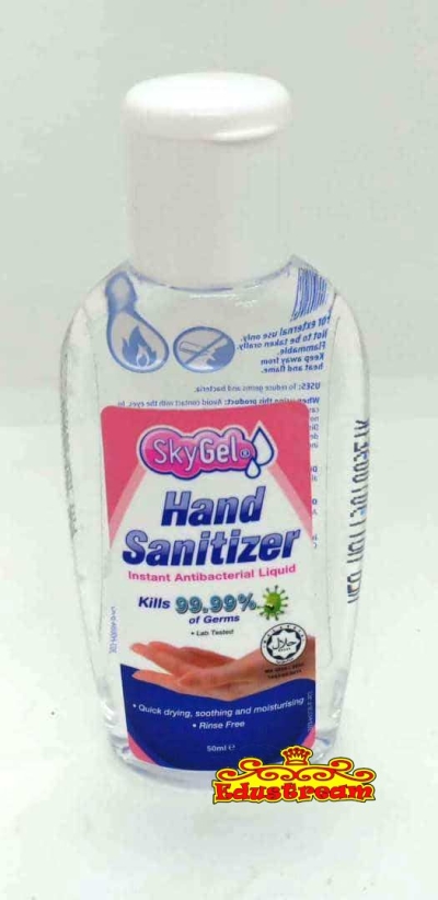 SKYGEL HAND SANITIZER 75% (DENATURED) 50ML ( 2 IN 1 BTL)