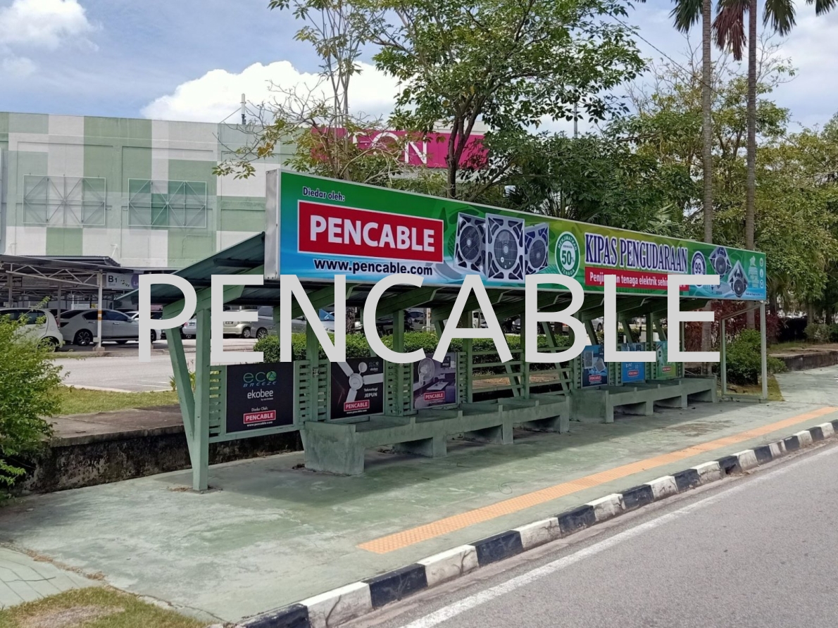 BUS STOP ADVERTISEMENT, IN FRONT AEON ALMA