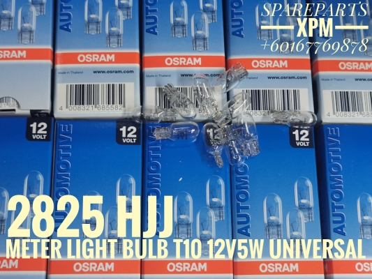 METER LIGHT BULB T10 12V5W 100%ORIGINAL OSRAM UNIVERSAL 2825 ECE 