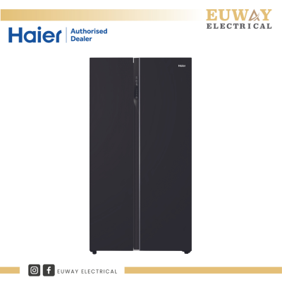 HAIER 628L SIDE BY SIDE FRIDGE HRF-619SI(B)