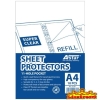 Astar Clear Sheet Protectors A4 10 Pcs Filing & Document Presentation School & Office Equipment Stationery & Craft