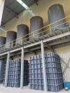  FRP CHEMICAL CYLINDRICAL CLOSED TOP TANK FRP CHEMICAL STORAGE TANK