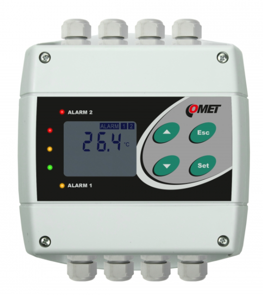 comet h4331 temperature transmitter with rs232 output