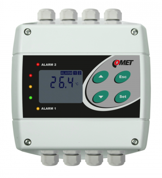 comet h4431 temperature transmitter with rs485 output