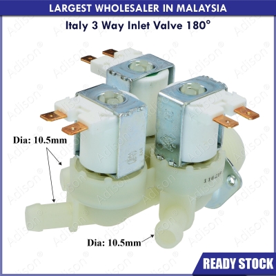  Code: 31409 3 Way Inlet Valve 180