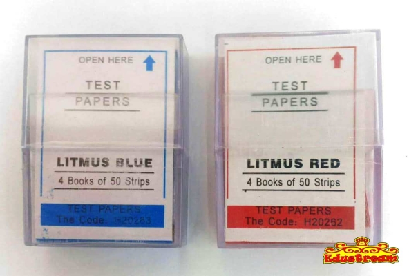 Litmus Blue / Red Test Papers 50 Strips