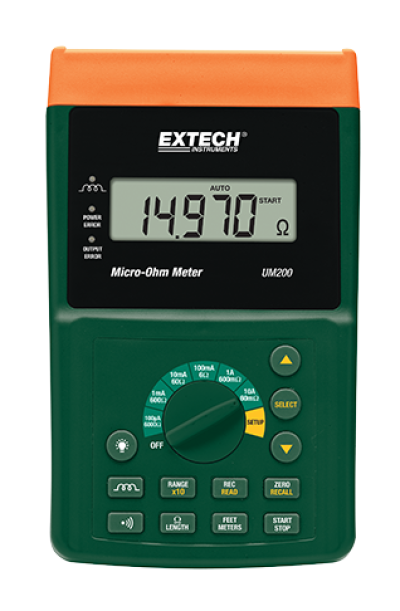 EXTECH UM200 : High Resolution Micro-Ohm Meter