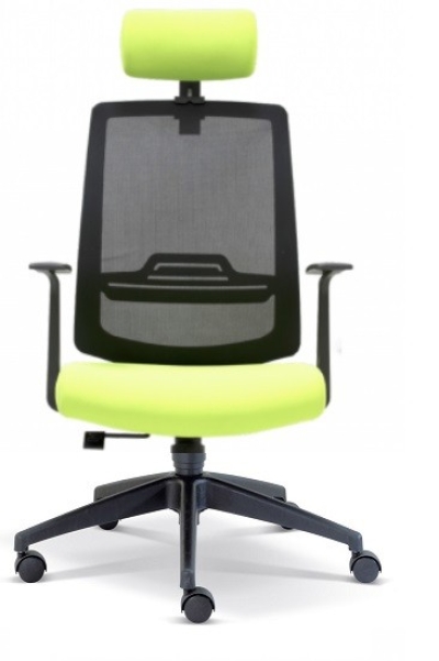 Mech Presidential high back mesh chair with nylon high base AIM2755EN