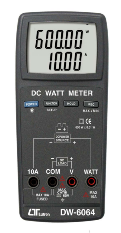 LUTRON DW-6064 DC WATT METER