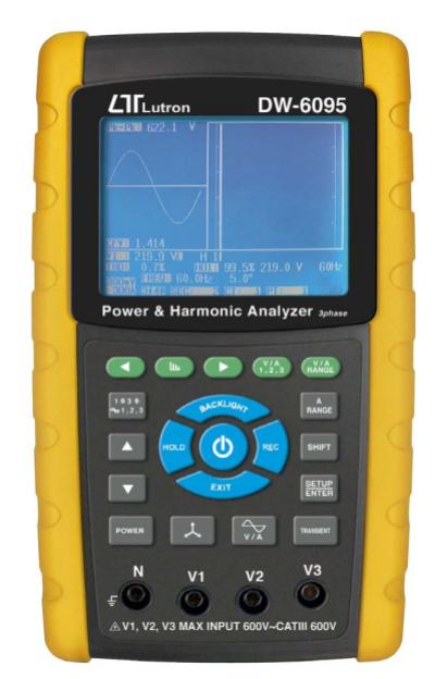 LUTRON DW-6095 3 PHASE POWER ANALYZER with harmonic measurement