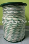 Polyester Rope EQUINOXE White with Green Fleck 18 mm diameter x 100 mtr Marine Hardware & Ropes