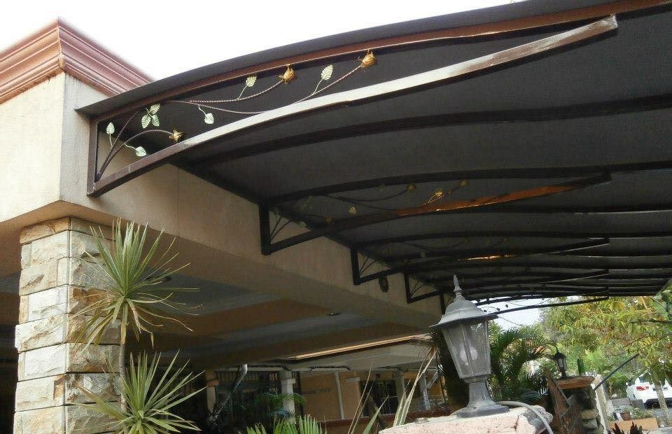Reka Bentuk Awning Wrought Iron  - Win Yip Gate & Roof Sdn Bhd Kontraktor Bumbung & Awning Di Selangor / Lembah Klang / Kuala Lumpur / Klang / Rawang Awning(Gudang) & Bumbung Senarai Pedagang