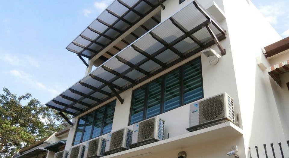 Reka Bentuk  Pergola  Frosted- Johor Bahru / Johor Kontraktor Bumbung & Awning Di Johor Bahru / Johor Jaya / Pasir Gudang / Ulu Tiram / Skudai / Bukit Indah Awning(Gudang) & Bumbung Senarai Pedagang