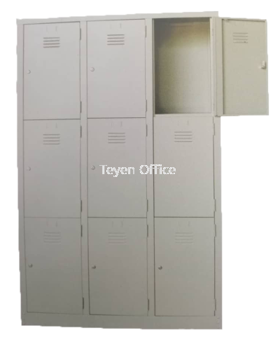 9 Compartment Steel Locker S105/A