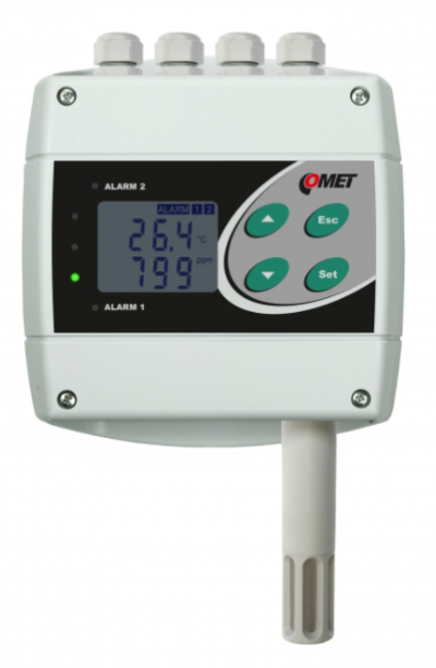 COMET H6420 Temperature, humidity, CO2 transmitter with two relay and RS485 outputs