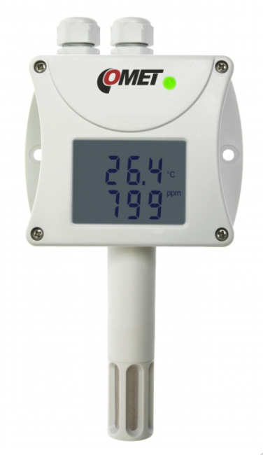 comet t6440 temperature, humidity, co2 transmitter with rs485 interface