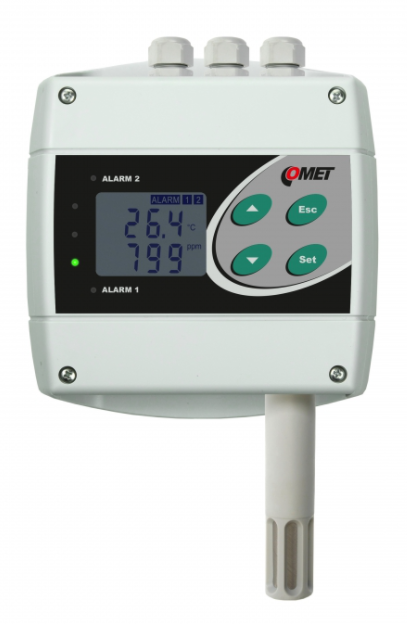 comet h6020 temperature, humidity, co2 transmitter with two relay outputs