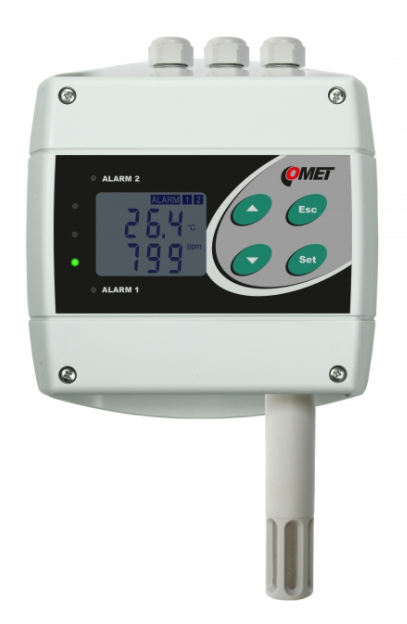 COMET H6020 Temperature, humidity, CO2 transmitter with two relay outputs