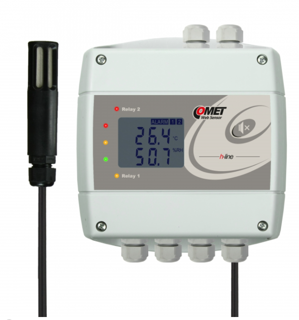 COMET H3531 Thermometer hygrometer with Ethernet interface and relays