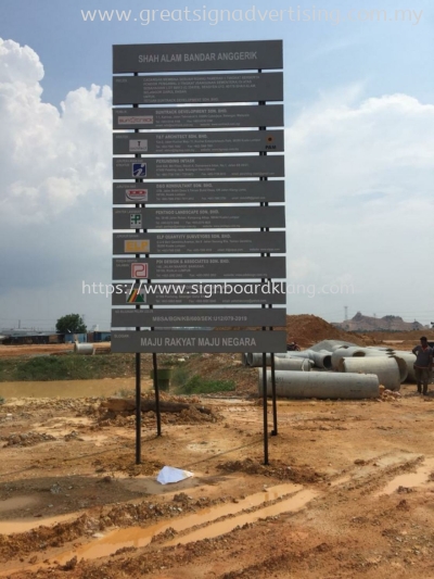 Construction Project Signboard