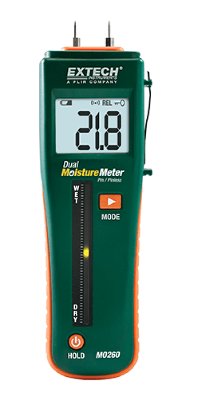 EXTECH MO260 : Combination Pin/Pinless Moisture Meter