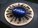 3D aluminium and acrylic lighting reception signage Office Signage & Indoor Reception Signage