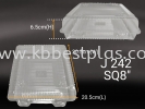 J-242 SQ8" 50pcs+/- Plastic Packaging