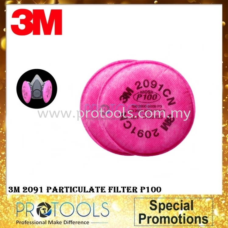 3M 2091 Particulate Filter P100