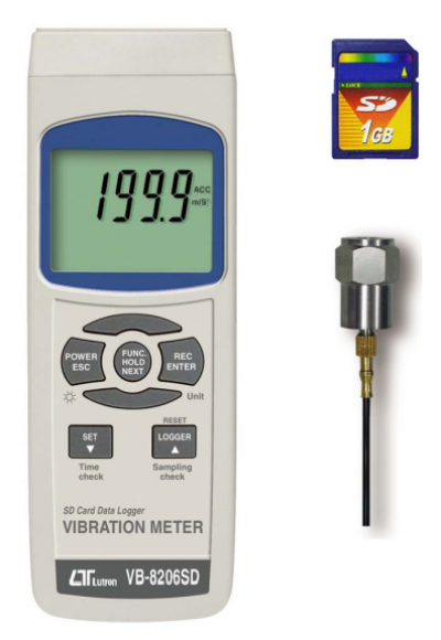 LUTRON VB-8206SD VIBRATION METER