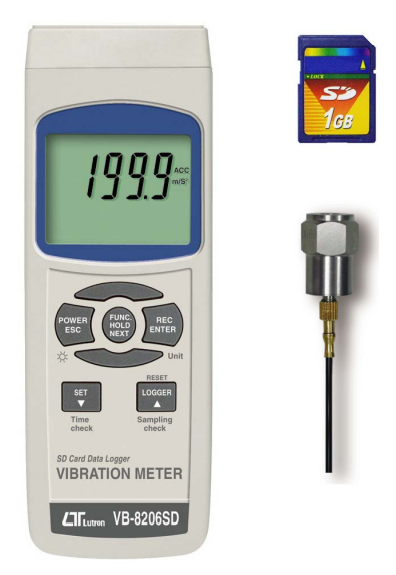 lutron vb-8206sd vibration meter