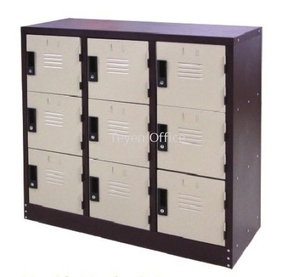 Half Height 9 Compartments Steel Locker S129/A