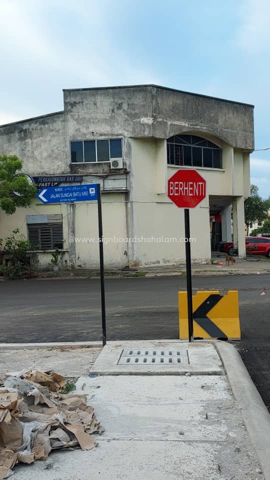 RNZ Industries Klang - JKR Direction Stand Signage