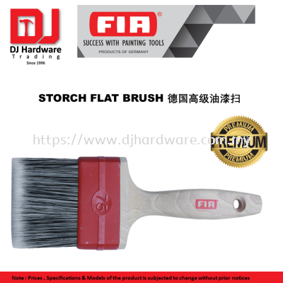 FIA SUCCESS WITH PAINTING TOOLS  GERMANY  STORCH FLAT BRUSH  (CL)