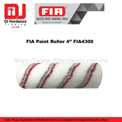 FIA SUCCESS WITH PAINTING TOOLS  GERMANY  FIA PAINT ROLLER 4'' FIA4300  (CL)