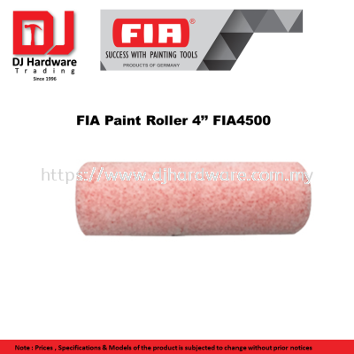 FIA SUCCESS WITH PAINTING TOOLS  GERMANY  FIA PAINT ROLLER 4'' FIA4500  (CL)