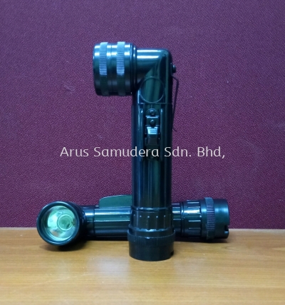 Flashlight Black Angle Heaf with Extra Lenses