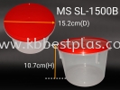 MS SL-1500B 15pcs+/- Plastic Containers