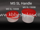 MS SL-Handle 15pcs+/- Plastic Containers