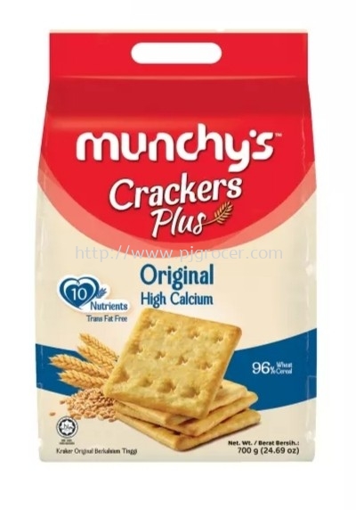 MUNCHYS CRACKER PLUS ORIGINAL HIGH CALCIUM 700G